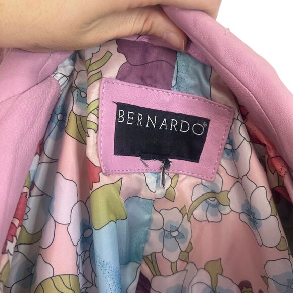 90 Y2K blazer- leathered - light dusty pink- rose- missing size tag- some spots2 - Picture 3 of 16